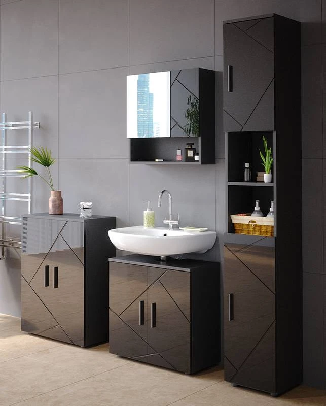 Salle De Bain Irma Anthracite (4 élém.) 3 Salle De Bain Irma Anthracite (4 élém.)