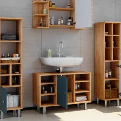 Salle De Bains Fynn (4 éléments) 11 Salle De Bains Fynn (4 éléments) -Domublis Soldes Magasin 496c227c09ea45acbf650f1c747d72f8