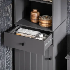 Meuble Colonne De Salle De Bain BZR17-W -Domublis Soldes Magasin 4cce2f163ce1428d9149914aa31ee3fb