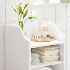 Commode De Salle De Bain BZR56-W -Domublis Soldes Magasin 4d4ea636cf4342a697f793e7602a69ad