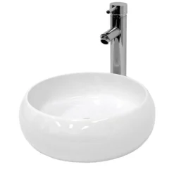 Vasque Ronde 400x350x155 Mm Blanc