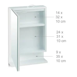 Armoire De Toilette 1Porte Miroir Prise -Domublis Soldes Magasin 50fa50ba3fbe4d2d92da7078f1fe40cb