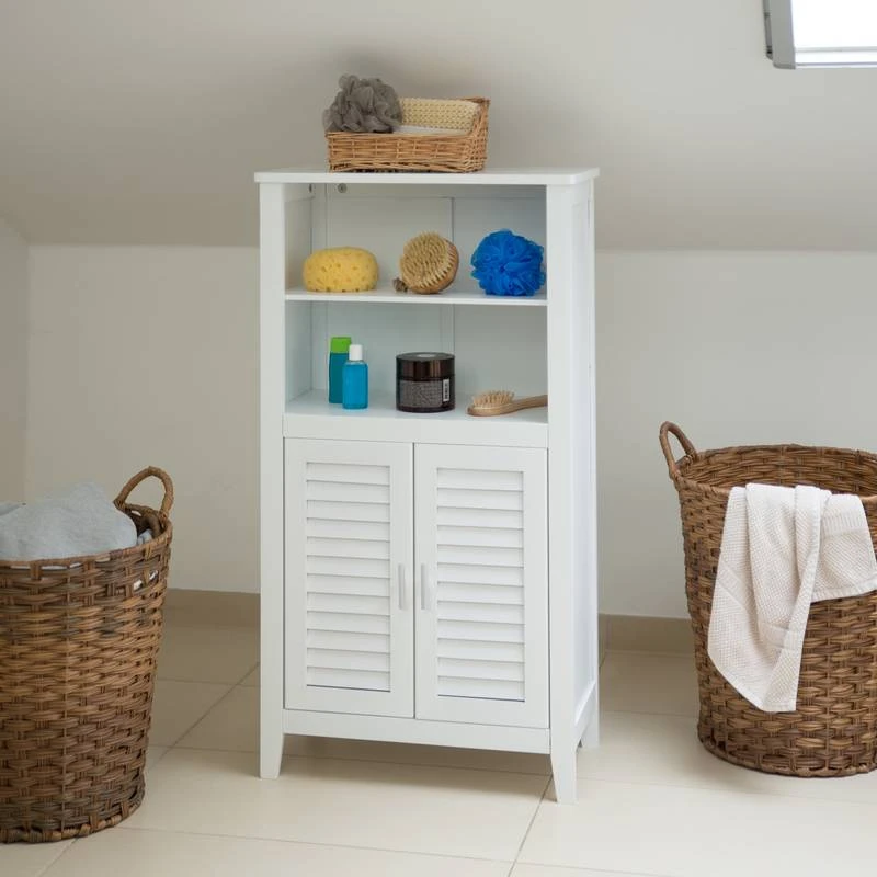 Armoire De Salle De Bain Sur Pied LAMELL 4 Armoire De Salle De Bain Sur Pied LAMELL – Image 2