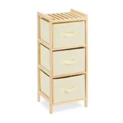 Étagère De Salle De Bain Avec 3 Paniers -Domublis Soldes Magasin 51d01c0720ee4e08b53eb2f9de7fae93
