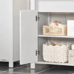 Meuble Sous Lavabo BZR101-W -Domublis Soldes Magasin 53c0759980e34e62b444296c2736f00c