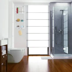 Étagère Douche Suspendue Bambou Blanc -Domublis Soldes Magasin 53c8f4f7bd20421d80a623be5e2d389d