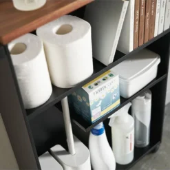 Yamazaki Chariot De Toilette Semi-fermé -Domublis Soldes Magasin 53fc1a6ac28d43499ebe5a8b28d3ded0