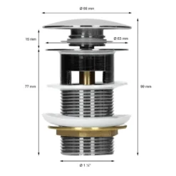 Garniture De Vidage Pour Lavabo Laiton -Domublis Soldes Magasin 548ec17648b84f6a8c44582f61377b58