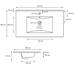 Vasque Rectangulaire 810x465x175mm Ws 13 Vasque Rectangulaire 810x465x175mm Ws -Domublis Soldes Magasin 59df6603722844c5a7c72b9d1620a3d9 1