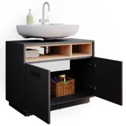 Meuble Sous-lavabo Beatrice Blanc/sonoma 26 Meuble Sous-lavabo Beatrice Blanc/sonoma -Domublis Soldes Magasin 5dec98d7e19b415e803dbedf972fb42d.cropped 56 46 884 909.processed