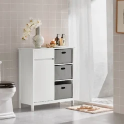 Armoire Salle De Bain BZR77-W -Domublis Soldes Magasin 5ef6f6a5291d40529ba31750385abf65