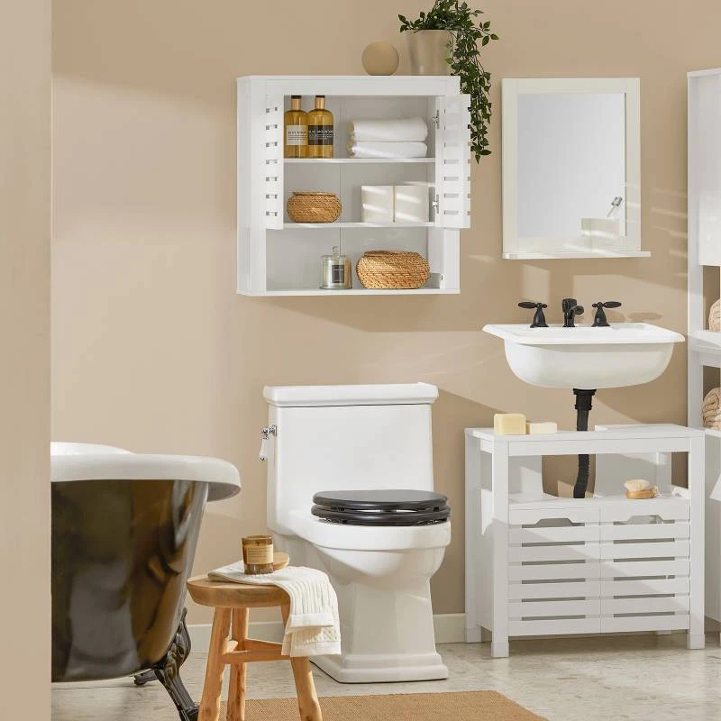 Meuble Haut De Salle De Bain BZR51-W 5 Meuble Haut De Salle De Bain BZR51-W – Image 3