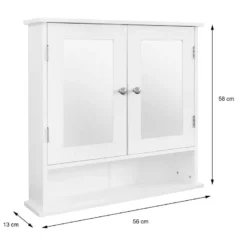 Armoire De Toilette Blanc 56x58x13 Cm 11 Armoire De Toilette Blanc 56x58x13 Cm -Domublis Soldes Magasin 6500df612467465ba6ab96762c5f9636.cropped 253 166 1619 1666.processed