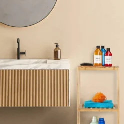 Étagère De Salle De Bain à 3 niveaux -Domublis Soldes Magasin 6537d285b20844959684d88a2c77926c