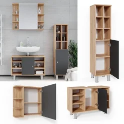 Salle De Bains Fynn Goldcraft (3 élém.) -Domublis Soldes Magasin 65d4d7ad80a347e7a914f5e6acc20073