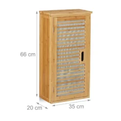 Armoire Murale De Salle De Bain Bambou -Domublis Soldes Magasin 6ca2fd23306e4c30b420ed2f4c8ef976