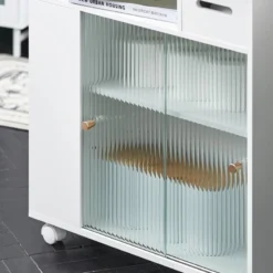 Armoire WC Roulante BZR117-W -Domublis Soldes Magasin 712b1405b3984833967dbfc5fc572079