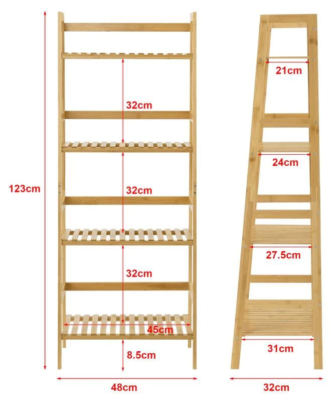 Étagère Échelle à 4 Niveaux Vinje 9 Étagère Échelle à 4 Niveaux Vinje – Image 7