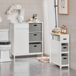 Armoire Salle De Bain BZR77-W -Domublis Soldes Magasin 72703d3dfd4e4629ac86187a140afb29