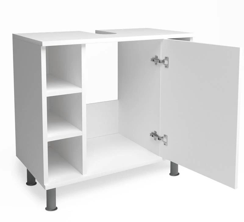 Meuble Sous-lavabo Fynn Blanc 3 Meuble Sous-lavabo Fynn Blanc