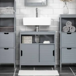 Meuble Sous Vasque FRG128-SG 18 Meuble Sous Vasque FRG128-SG -Domublis Soldes Magasin 76631dae44ce4a71b4b45a12846b09ee