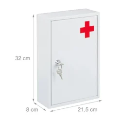 Armoire à Pharmacie Verrouillable -Domublis Soldes Magasin 76818c61abed4597a2256e6cd29442b0