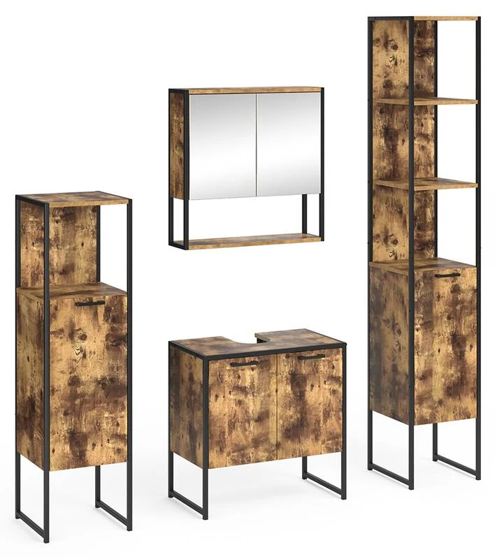 Salle De Bain Fyrk Vieux Bois (4 élém.) 6 Salle De Bain Fyrk Vieux Bois (4 élém.) – Image 4