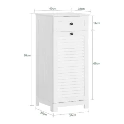 Meubles Bas De Salle De Bain BZR73-W -Domublis Soldes Magasin 7a25bd5dce844d568dc304090a7796f7