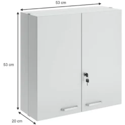 Armoire à Pharmacie 53x53cm Gris Métal -Domublis Soldes Magasin 7ba37e0fc0a649279e5e5c86e1e82f88.cropped 56 105 786 820.processed