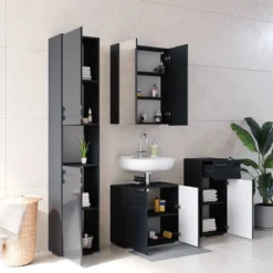 Salle De Bain Freddy (4 éléments) -Domublis Soldes Magasin 7daf54bd04fe4f17a33beb2ecaa17559