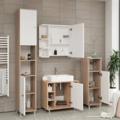 Salle De Bains Fynn Sonoma (2 éléments) -Domublis Soldes Magasin 7e8c916f3e5a42c196ad2c0c4e9a3f18