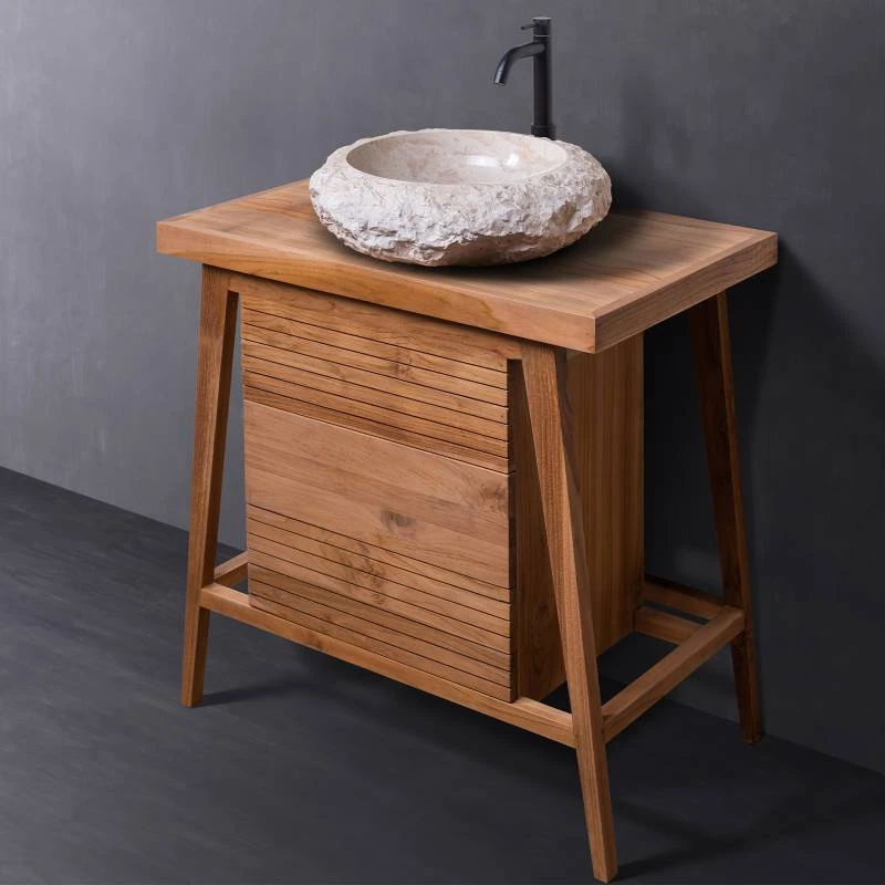 Rio - Petit Meuble De Salle De Bain En T 4 Rio - Petit Meuble De Salle De Bain En T – Image 2