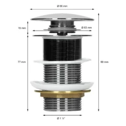 Vasque 480x380x140mm Blanc -Domublis Soldes Magasin 80187986f59945ac8dfe8f9678d111aa 2