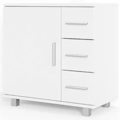 Meuble Sous-lavabo Ilias 60cm Blanc