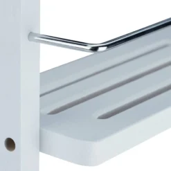 Étagère Douche Suspendue Bambou Blanc -Domublis Soldes Magasin 80889bb03550494ab4c363fef7fd6d52