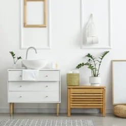 Lavabo Rond Ø 28x116 Cm Blanc -Domublis Soldes Magasin 8145f47d647548df8892cb90ec3b59d5