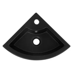 Lavabo D'angle 46x33x13cm Blanc -Domublis Soldes Magasin 82346eeb810e4ef39b9f020386703a59