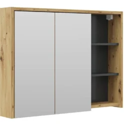 Armoire De Toilette Viola Artisan/gris