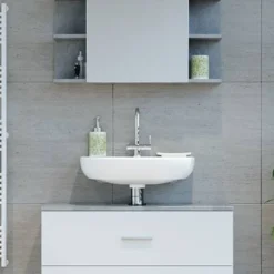 Salle De Bains Ilias Béton (2 éléments)