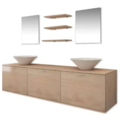 VIDAXL Mobilier De Salle De Bains Et Lavabo -Domublis Soldes Magasin 865e9fdb9b1e49b7a60f8a1c21472419
