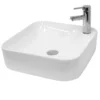 Vasque Carrée Ø435x125mm Blanc -Domublis Soldes Magasin 87b4ee567e8247b39d31c4d8e6d3168b
