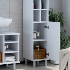 Chiffonnier Fynn Blanc 8 Compartiments -Domublis Soldes Magasin 8ae43d97f03c4cdda2a055554da45aab