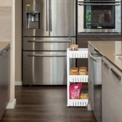 Étagère De Cuisine à Roulettes 3 Niveaux -Domublis Soldes Magasin 8b2305c9b3844537b62a4df3093cf606