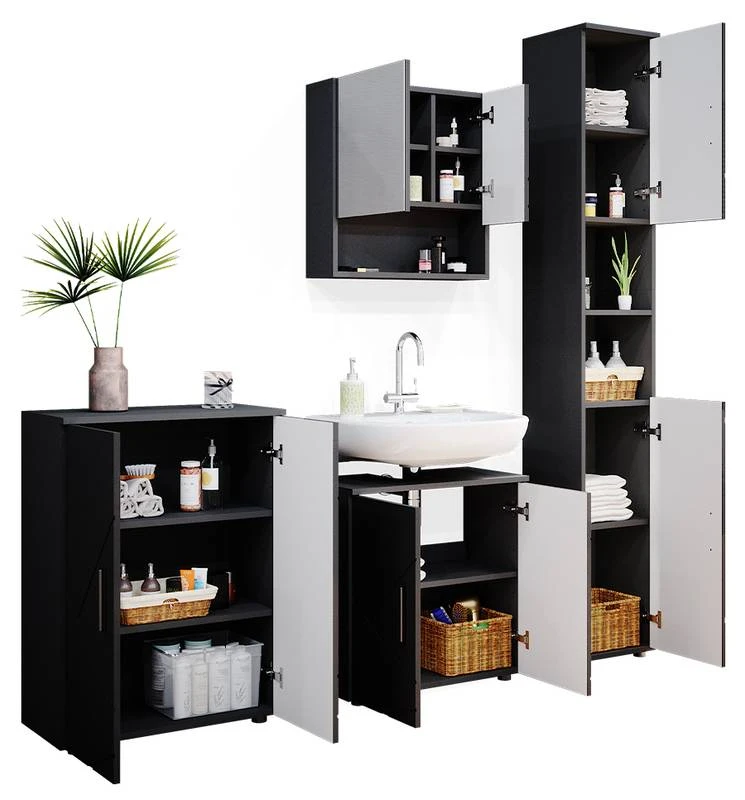 Salle De Bain Irma Anthracite (4 élém.) 7 Salle De Bain Irma Anthracite (4 élém.) – Image 5