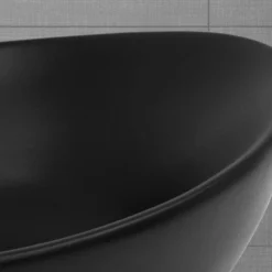 Lavabo Ovale 59x38x19 Cm Noir -Domublis Soldes Magasin 8badb387648349a292e79a5980c8a7a6
