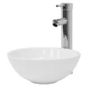 Lavabo Rond Ø 28x116 Cm Blanc -Domublis Soldes Magasin 8bfccc99fbea464aa18ddd17cb70fa36