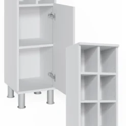 Chiffonnier Fynn Blanc 8 Compartiments -Domublis Soldes Magasin 8e099f4c32d7431b9c063b10a6ab020f