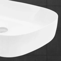 Lavabo Ovale 55x42x14cm Blanc Céramique 20 Lavabo Ovale 55x42x14cm Blanc Céramique -Domublis Soldes Magasin 8f7739cdbf444374a92901ded28ddda2