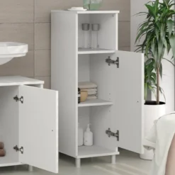 Chiffonnier Fynn Blanc 11 Chiffonnier Fynn Blanc -Domublis Soldes Magasin 9176d8a41076419baec00c5b80688fae