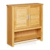 Armoire Salle De Bain LAMELL Bambou -Domublis Soldes Magasin 928602196d354d94a22d765ba733b1c1